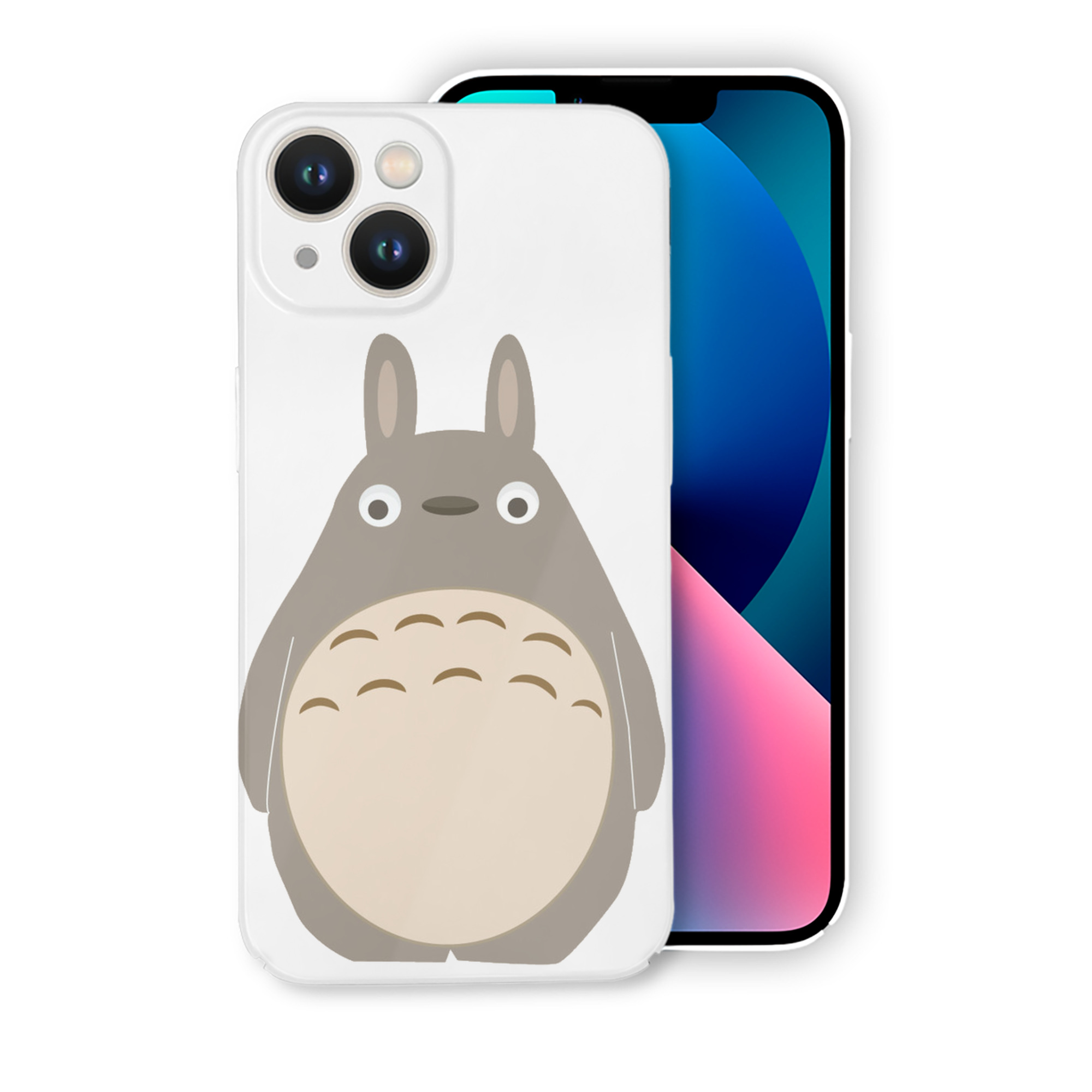 （画像用） となりのトトロ 草壁メイ 草壁サツキ My Neighbor Totoro Satsuki Kusakabe Mei Kusakabe 【iPhone 14シリーズ対応】ハードケース